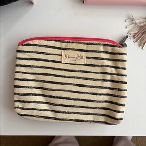 Striped Black and Cream Women's Bag